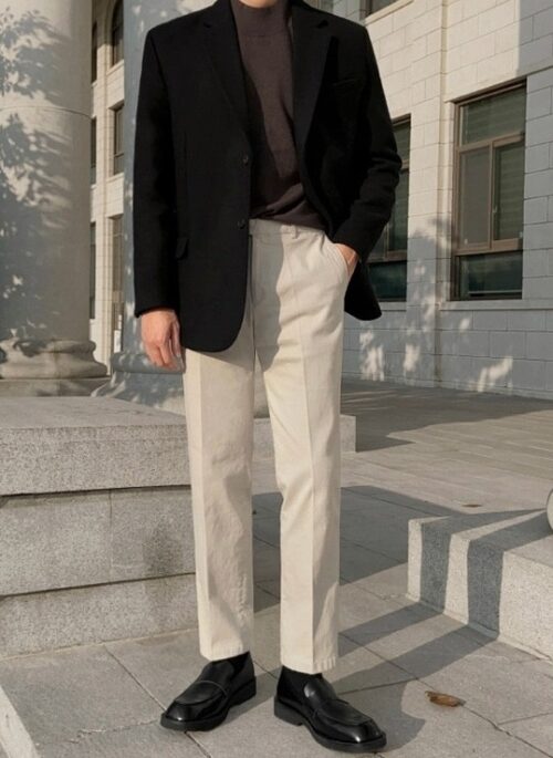 Stylish Casual Wool Blazer