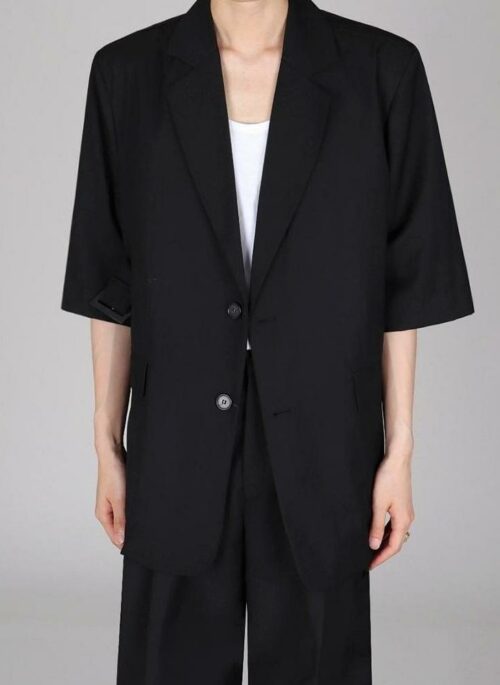 Summer Short Sleeve Casual Blazer