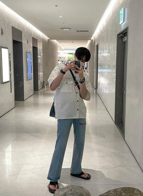 Trendy Casual Short Sleeve Shirt