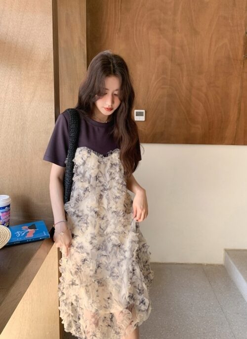Unique Layered Casual Aline Dress