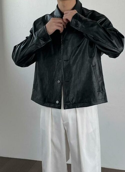 Vintage Casual Leather Jacket