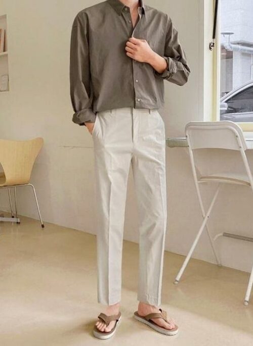 Vintage Loose Fit Long Sleeve Shirt