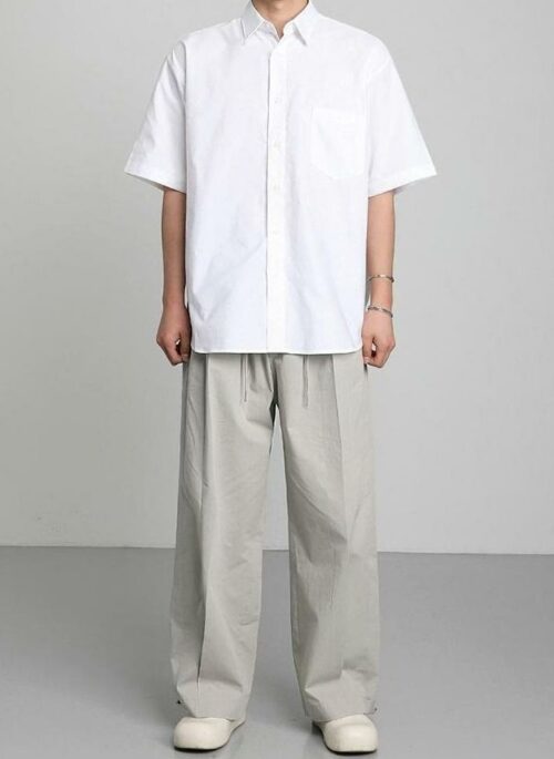 Vintage Loose Short Sleeve Shirt