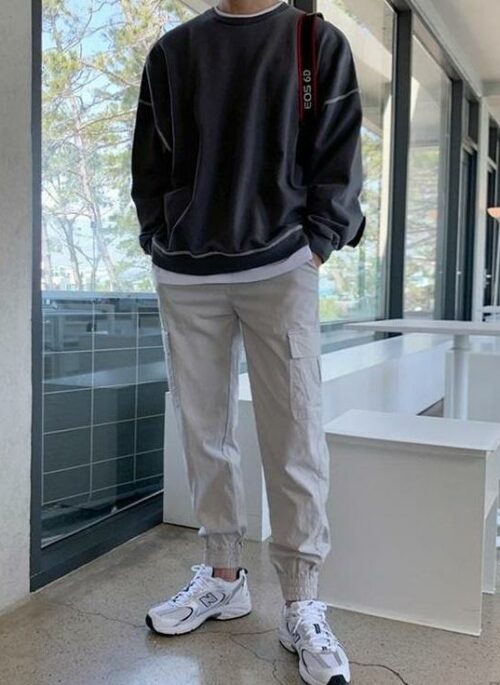 Washed Pullover Loose Sweatshirt