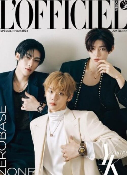 ZEROBASEONE – L’Officiel Hommes Magazine Winter 2024 Cover Special Type.A
