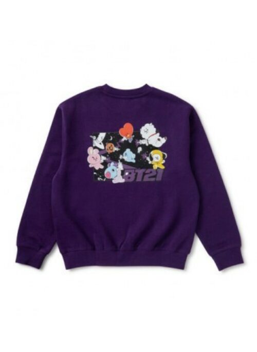 BT21 Line Friends Collaboration - Space Squad Color Sweatshirt