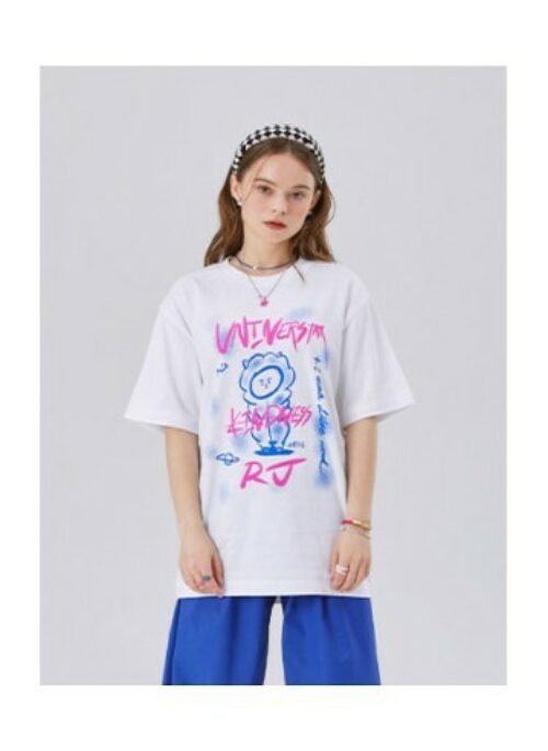 BT21 Line Friends Collaboration – T-Shirt | RJ White