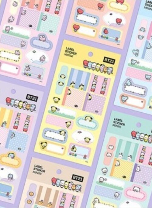 BT21 x Monopoly Collaboration – Minini Label Sticker