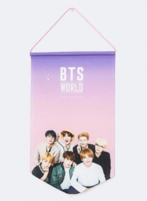 BTS “World” Merch – Badge Flag