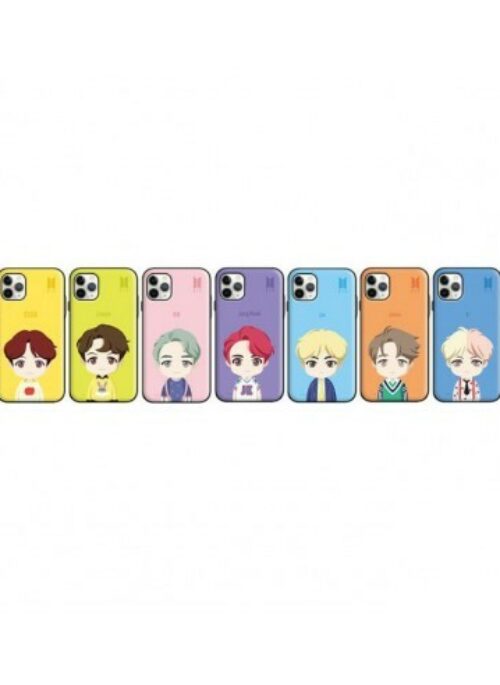 BTS Character Merch – Upper Body Open Card Case For Android