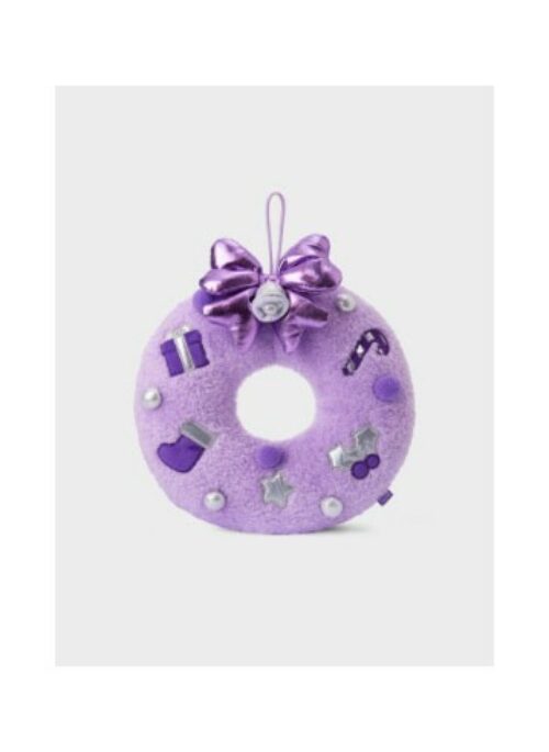 BTS x Line Friends Collaboration Merch – Mini Minini Holiday Plush Wreath