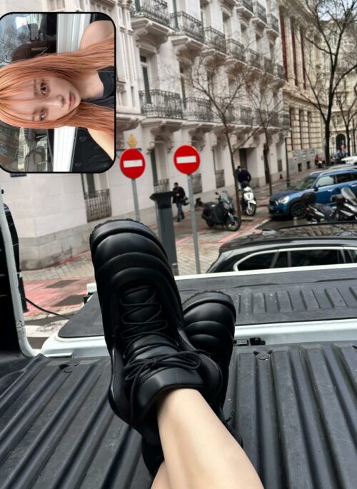 Black Cloud Winter Boots | Giselle – Aespa