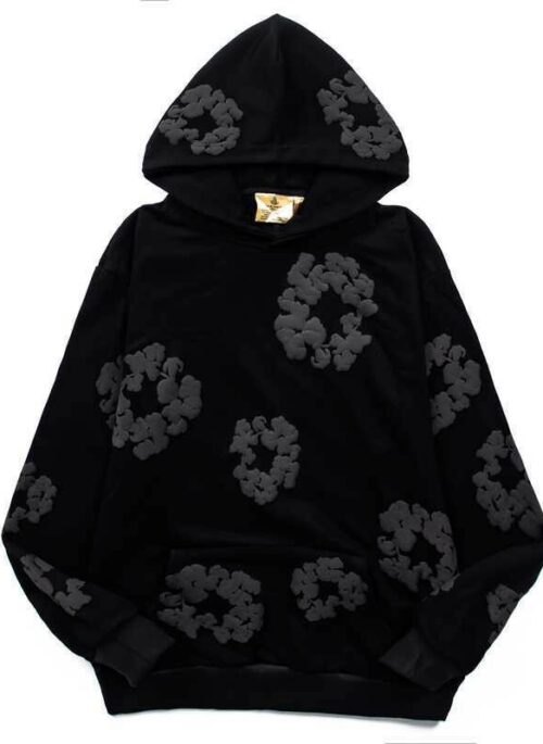 Black Cotton Wreath Hoodie | Jake – Enhypen