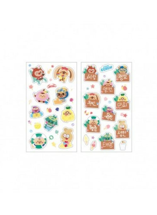 CRAVITY “Summer Ccrew” Merch – CCREW Sticker Set | Summer Ver.