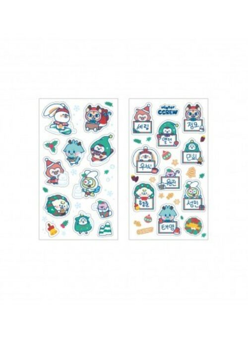 CRAVITY “WINTER CCREW” Merch – CCREW Sticker Set | Winter Ver.