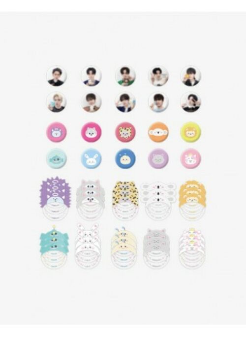 FUNNY TREASURE Merch – Can Badge & PVC Cover Set