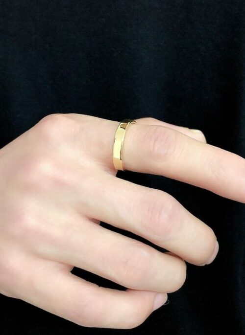 Gold Classic Ring Band | San – ATEEZ