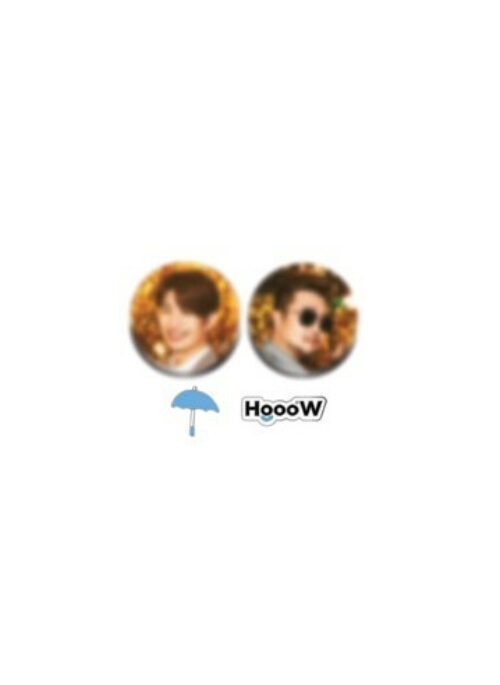 HoooW Merch – Badge & Magnet Set