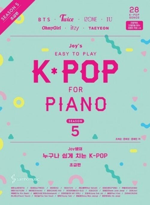 Joy’s Easy To Play K-POP For PIANO – Season 5 Beginner