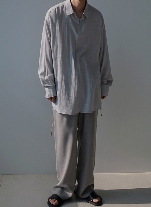 Premium Draped Long Sleeve Shirt