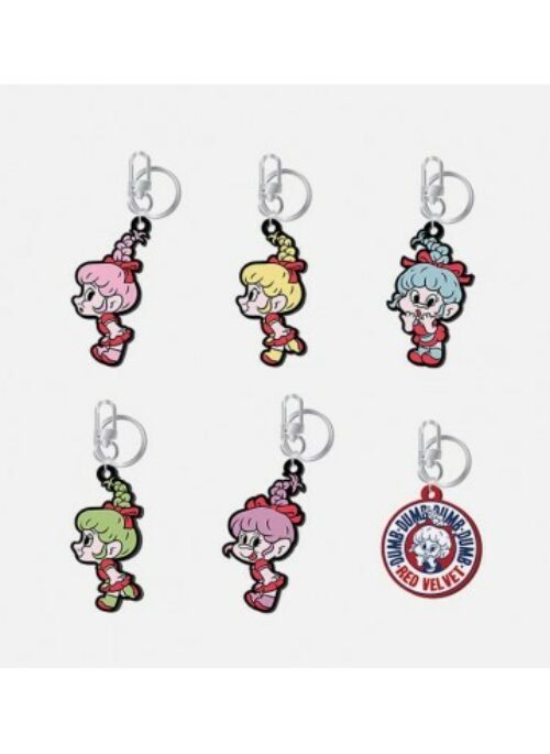 Red Velvet “Loves Good Luck Trolls” Merch – Rubber Keyring