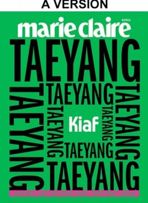 Taeyang – Marie Claire Magazine KIAF Edition 2022 Cover Type A