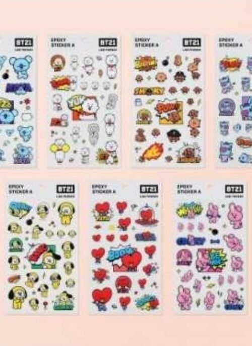 BT21 x Monopoly Collaboration – Epoxy Sticker Version A