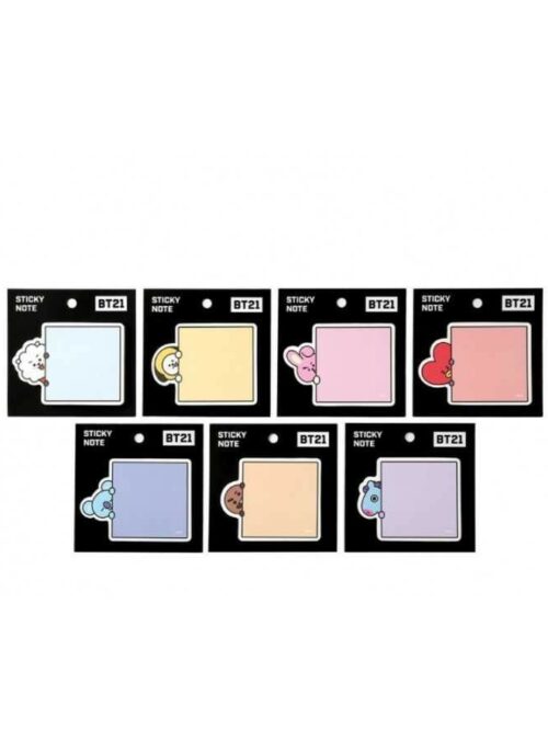 BT21 x Monopoly Collaboration - Sticky Note - Square Type