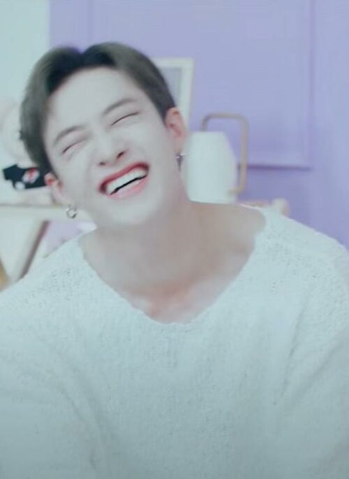 Beige See-Through Loose Sweater | Bangchan - Stray Kids