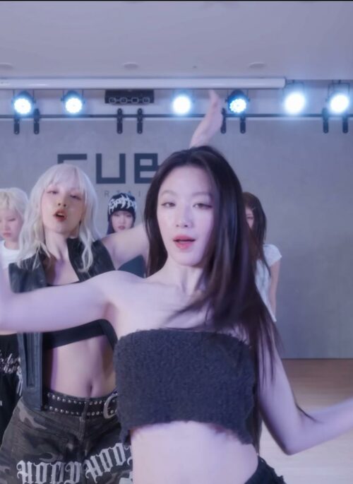 Black Mink Fur Tube Top | Shuhua – (G)I-DLE