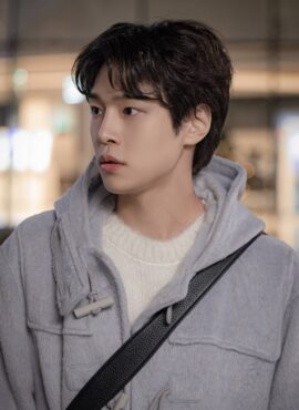 Grey Horn Button Winter Coat | Um Jae Il – Resident Playbook