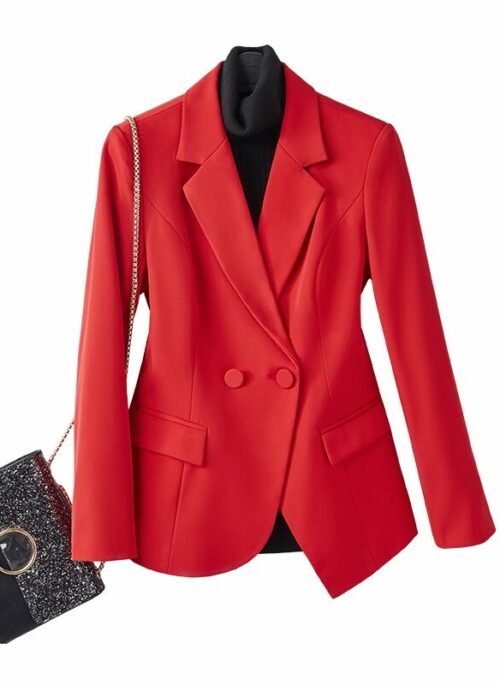 Red Suit Double Breasted Blazer | Do Do Hee – My Demon