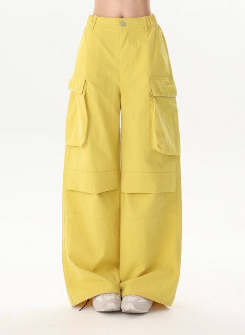 Vintage Utility Relaxed Fit Wide Leg Pants