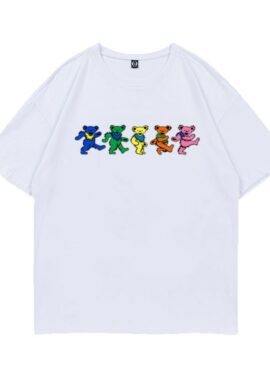 White Dancing Bears Graphic T-Shirt | Soobin – TXT
