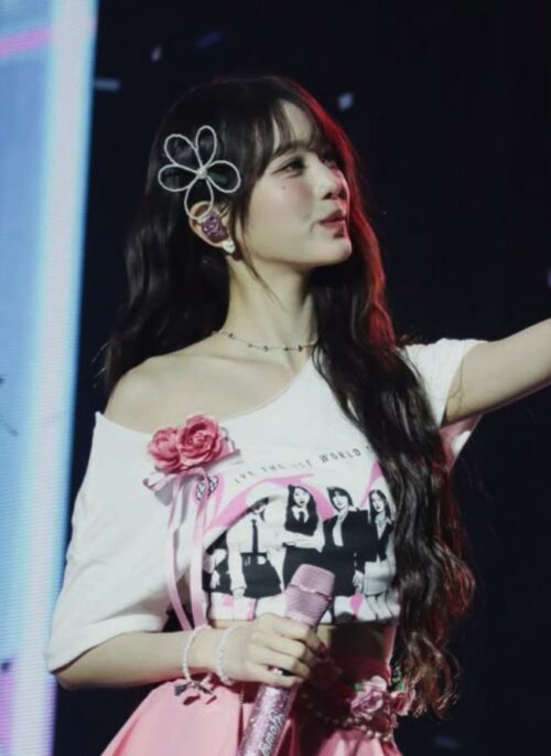 White Pearl Flower Hair Clip | Wonyoung – IVE