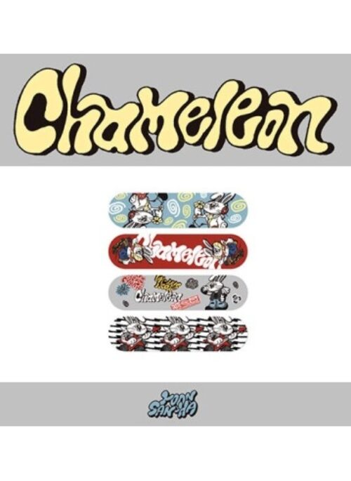 YOON SANHA “CHAMELEON” Merch – Lettering Band-Aid Set