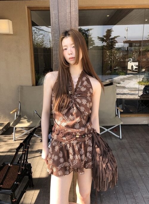 Bohemian Chic Brown Waist Chain For Dresses