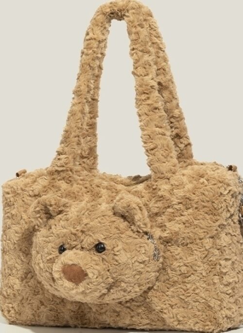 Brown Bear Plush Shoulder Bag | Taehyung – BTS