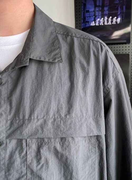 Casual Lightweight Long Sleeve Jacket Shirt