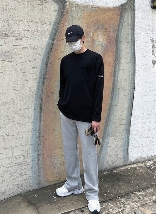 Casual Loose Fit Cotton Sweatpants