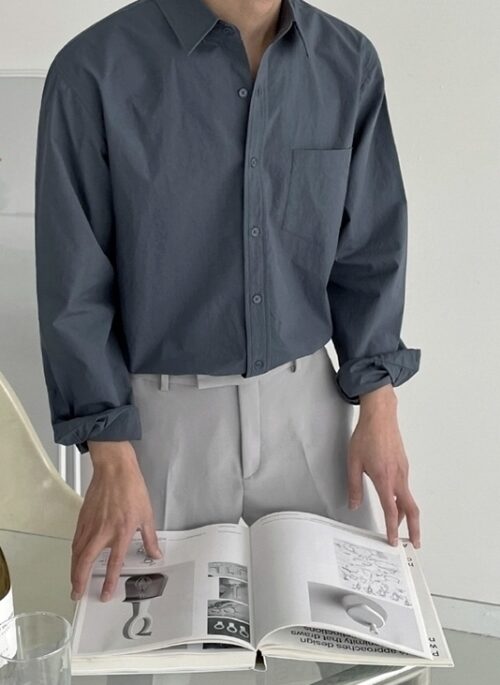 Casual Relaxed Fit Cotton Linen Shirt