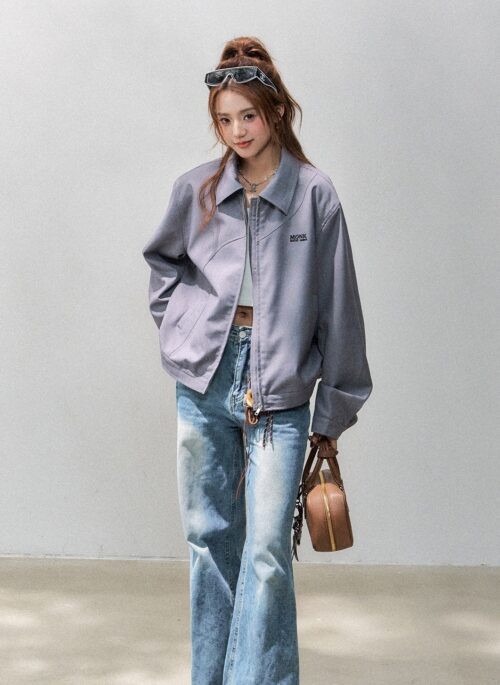 Casual Workwear Style Relaxed Fit Jacket