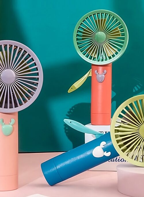 Contrasting Colors Manual Fan