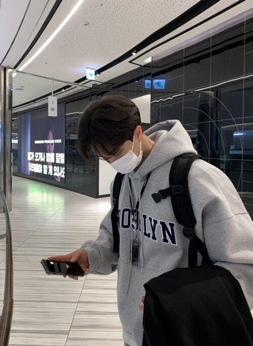 Embroidered Cotton Hoodie Jacket