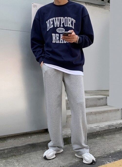 Embroidered Cotton Pullover Sweatshirt