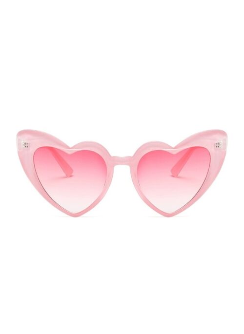 Pink Y2K Heart Sunglasses | Joy – Red Velvet