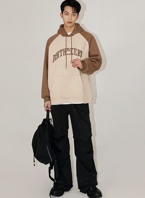 Premium Vintage Lettering Cotton Hoodie