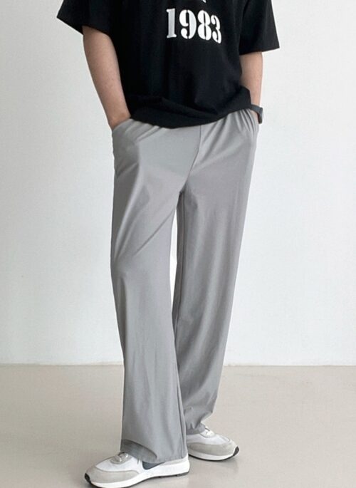 Relaxed Fit Casual Wideleg Pants