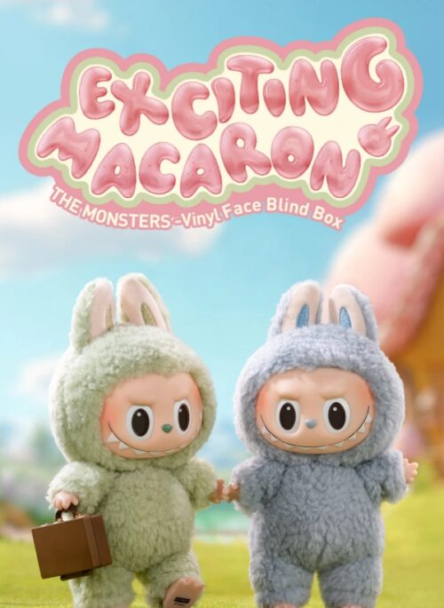 THE MONSTERS Exciting Macaron Plush Pendant Blindbox | Labubu Ver.1