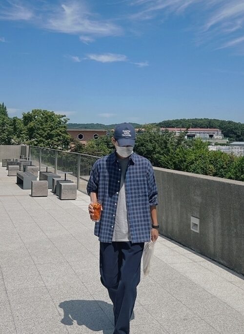 Vintage Plaid Loose Fit Shirt